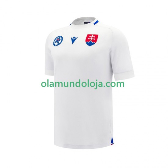 Camisola Eslováquia Homem Equipamento Segundo 2024-2025 Manga Curta